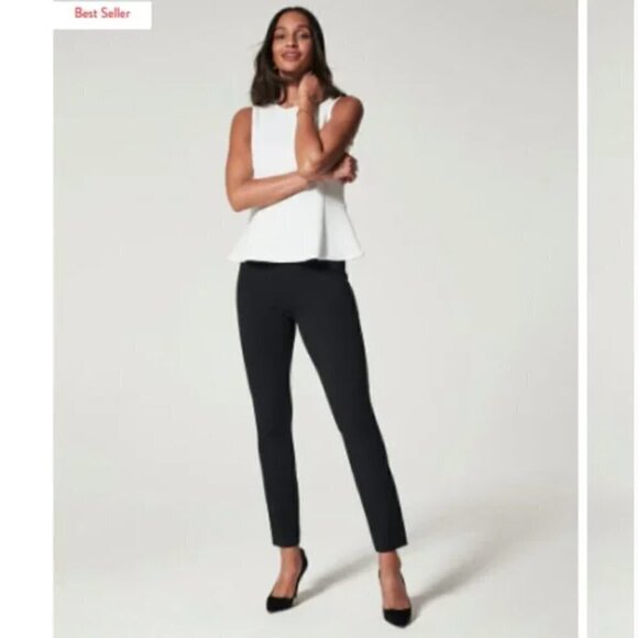 Spanx The Perfect Pant in  Black Ankle Backseam Skinny, Size Small - Picture 15 of 15